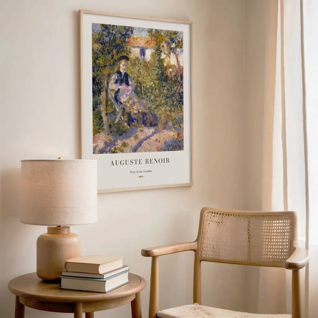 Auguste Renoir – Nini in de tuin Poster