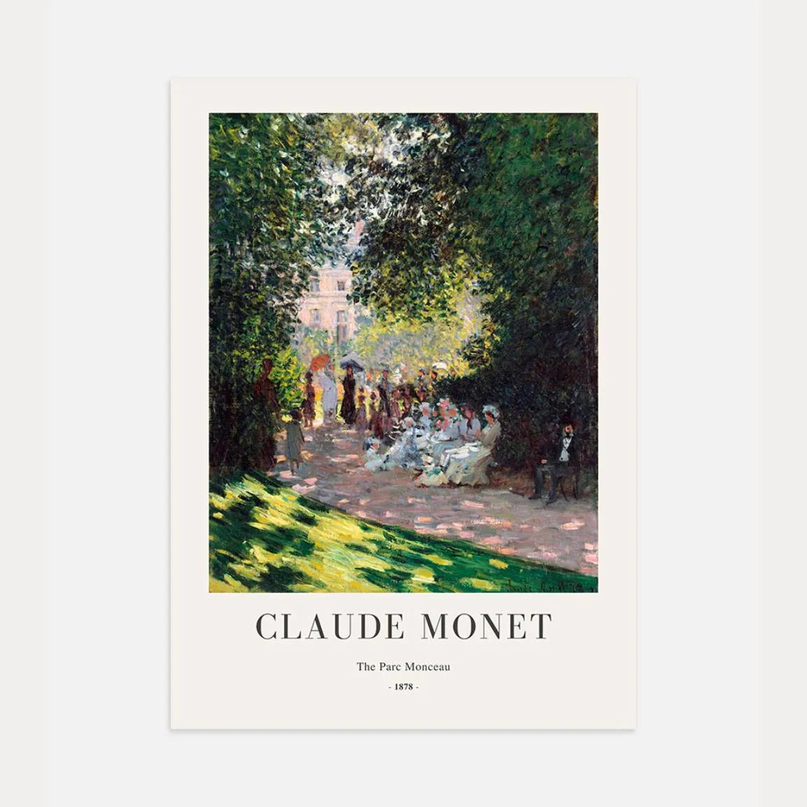 Monet Poster Parkwandeling
