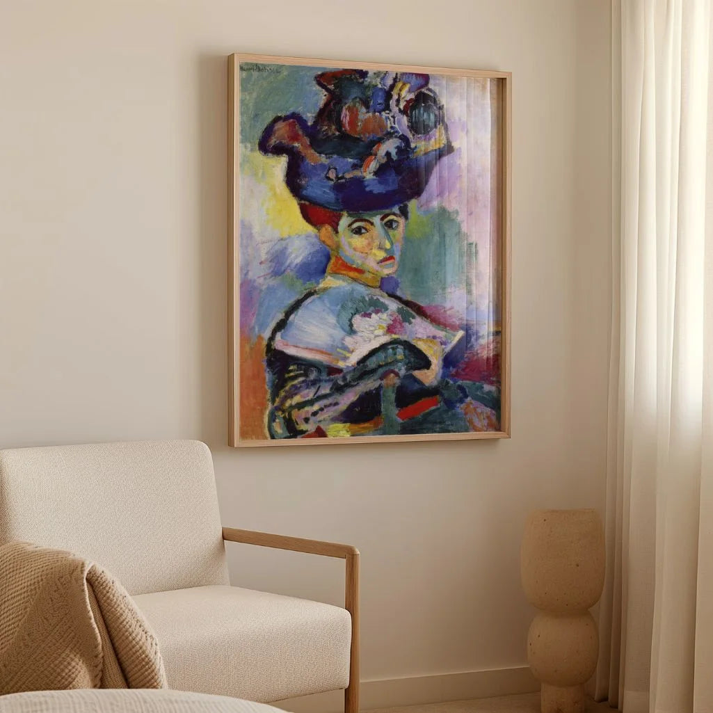Henri Matisse Poster – Vrouw met hoed