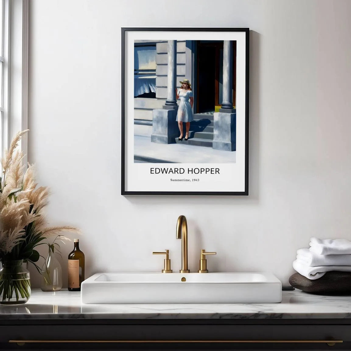 Edward Hopper Summertime 1943 Poster