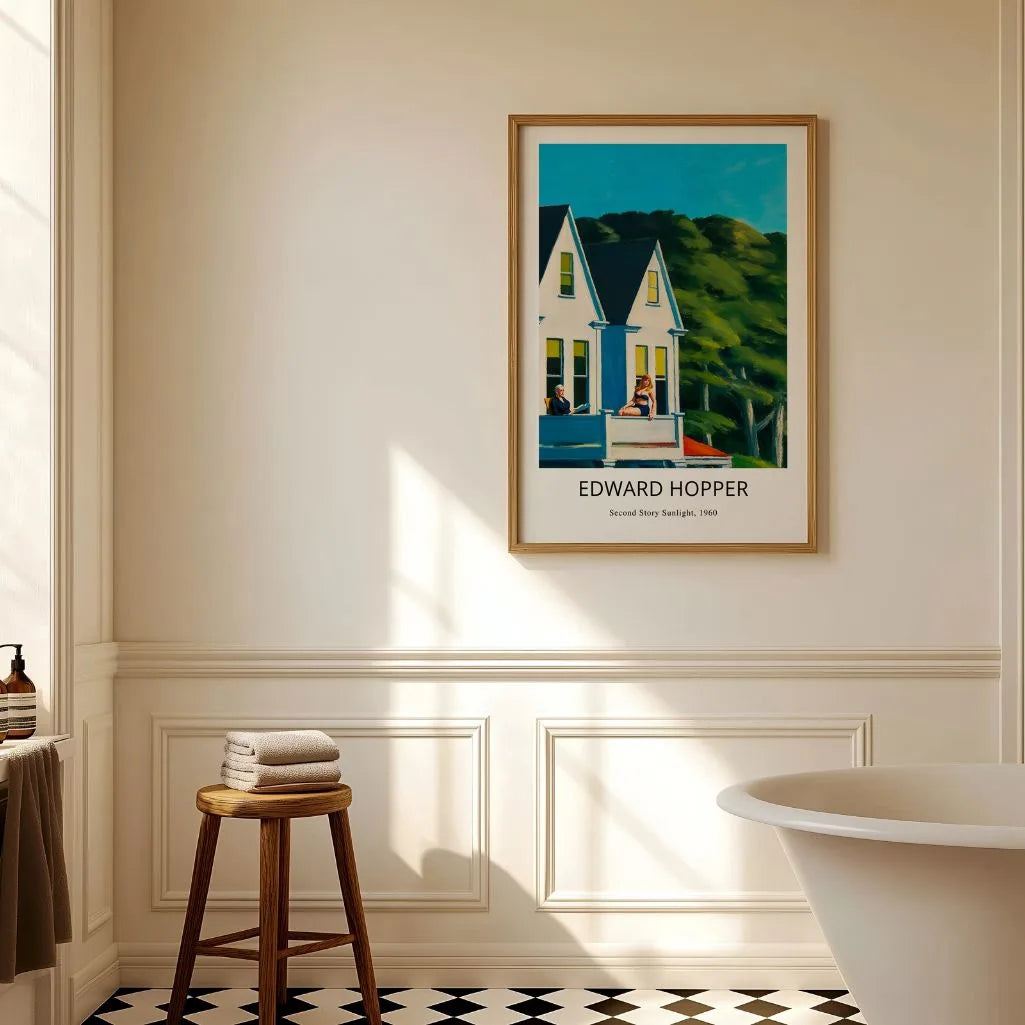 Edward Hopper Poster – Zonlicht op de bovenverdieping