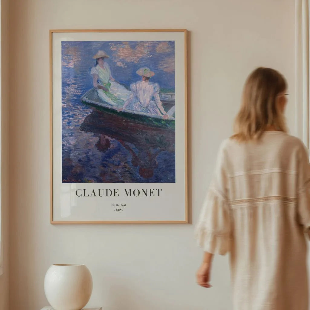 Claude Monet – In de boot (1887) Poster