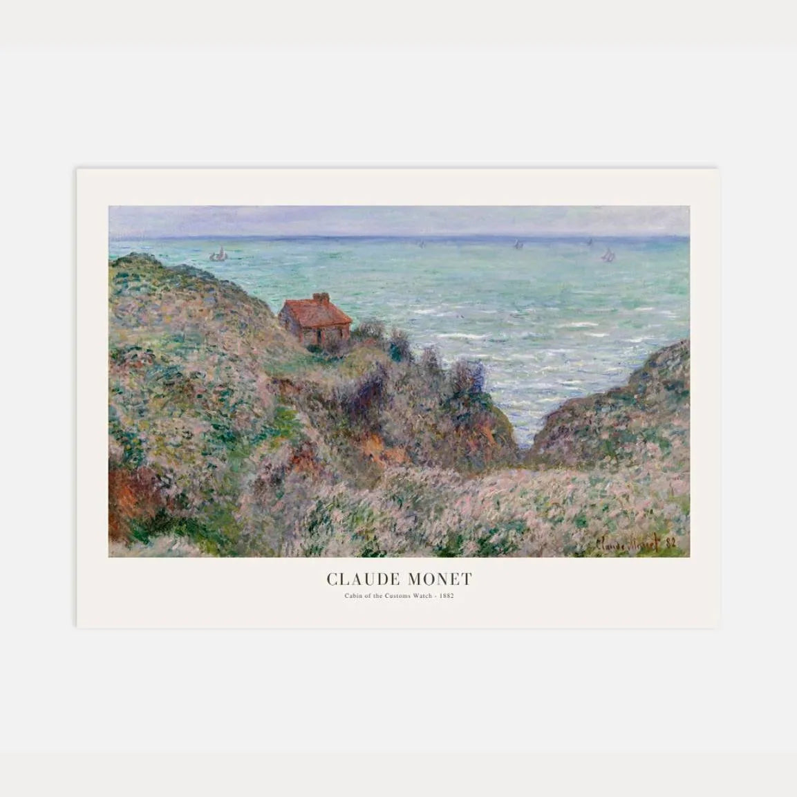 Claude Monet Poster – Hut van de douanewacht