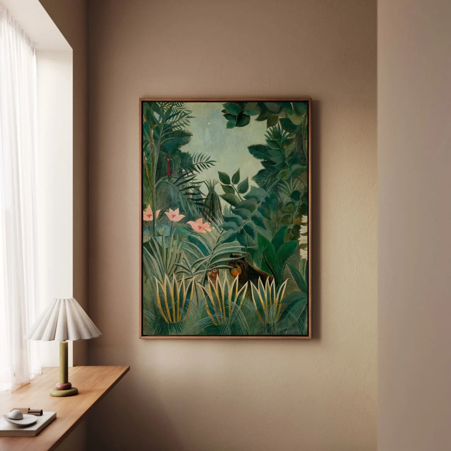 Ingelijst canvas – Equatoriale jungle