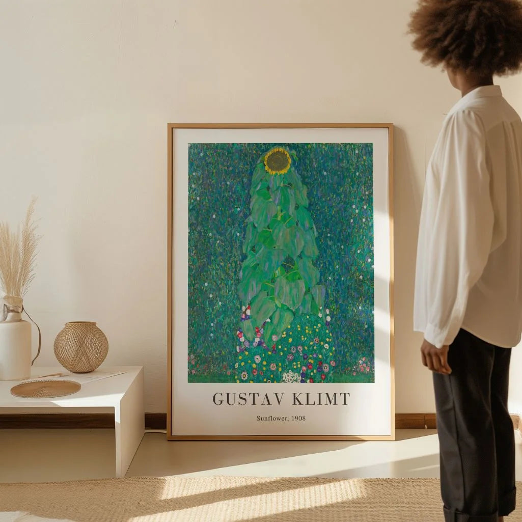 Gustav Klimt – Zonnebloem Poster
