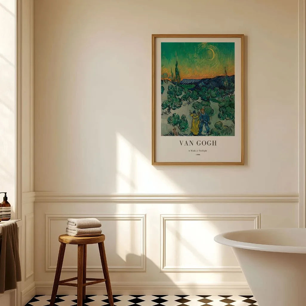 Vincent van Gogh Poster – Wandeling in de schemering