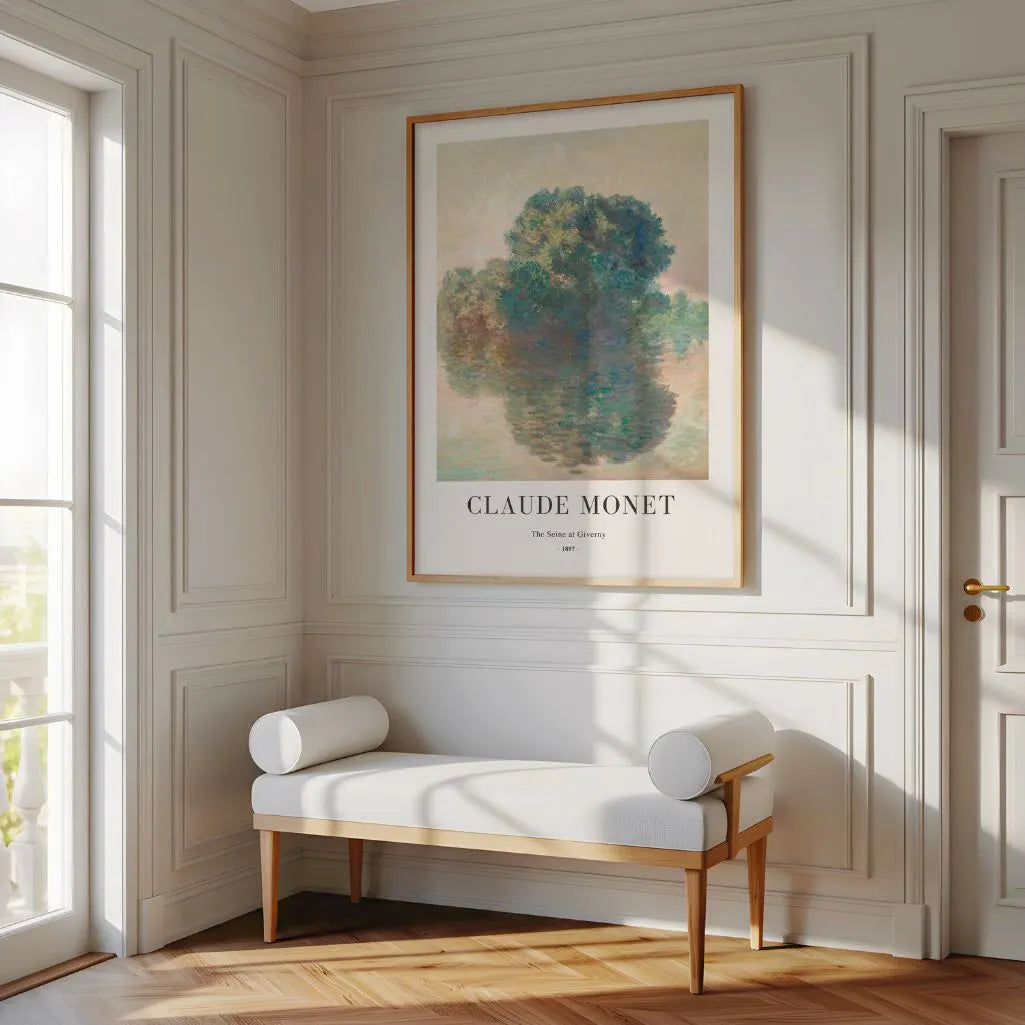 Claude Monet – De Seine in Giverny Poster