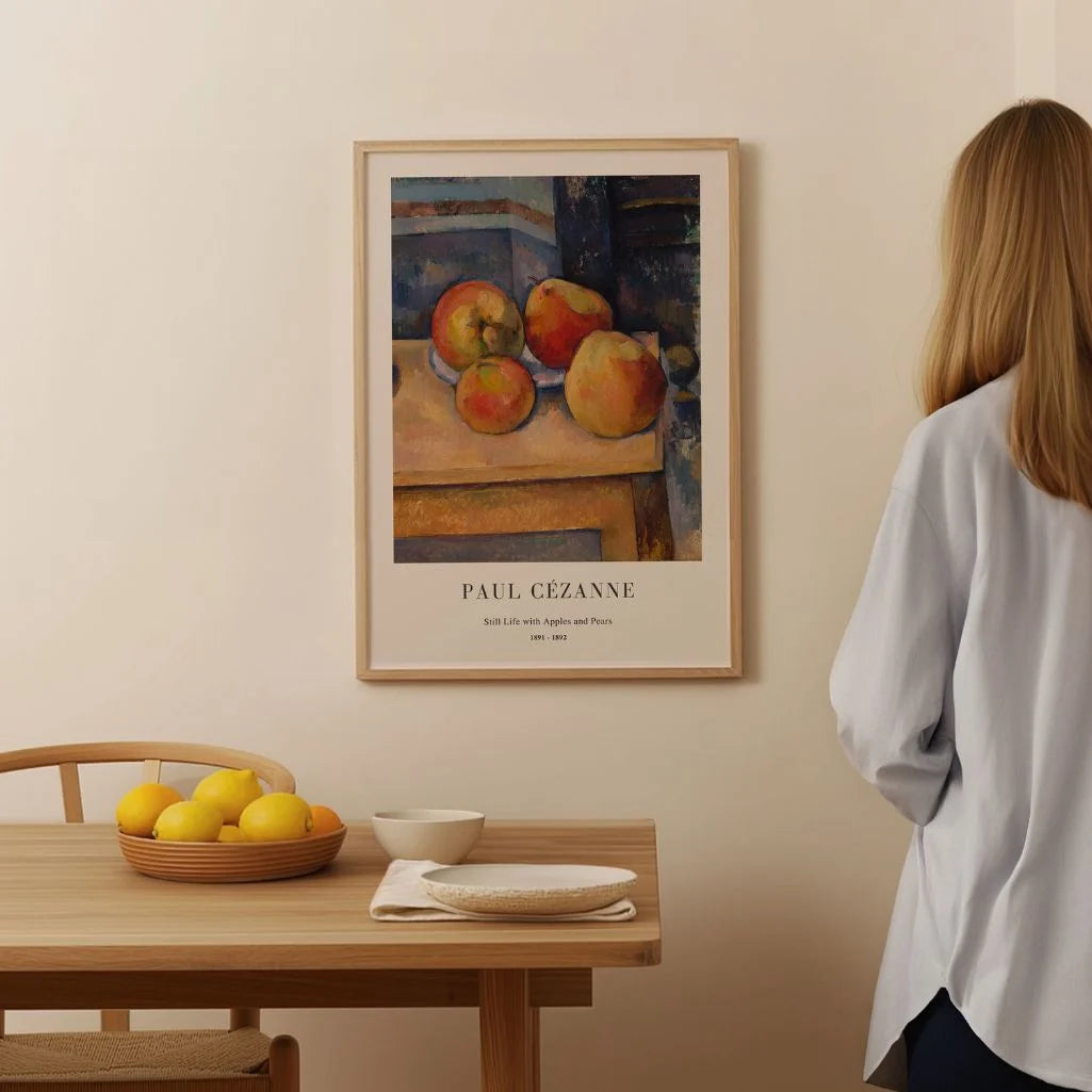 Paul Cézanne Still Life with Apples and Pears Poster