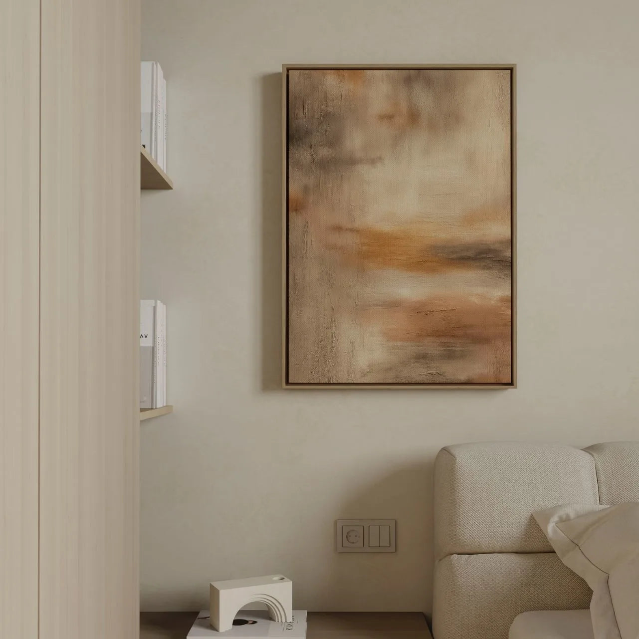 Ingelijst canvas – Aardeglans