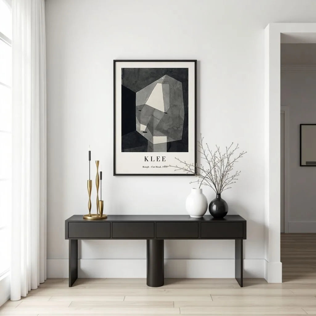 Paul Klee Poster – Ruw gesneden hoofd