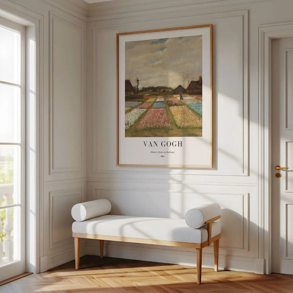 Vincent van Gogh Poster – Bloembedden in Holland