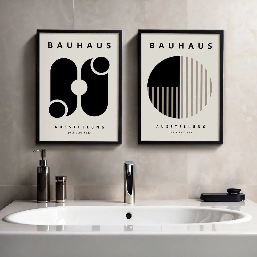 Bauhaus Harmonie – Set van 2 posters