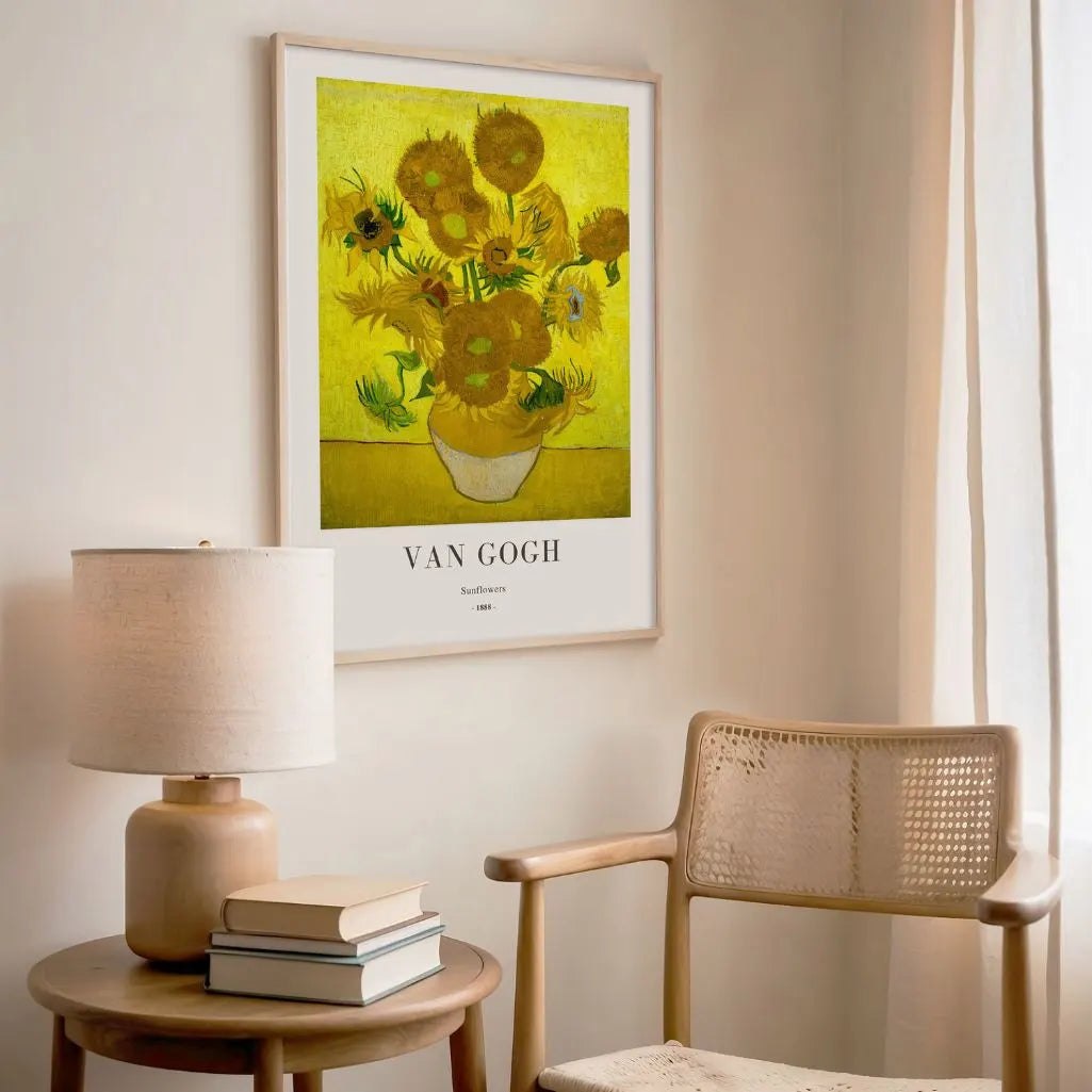 Vincent van Gogh Poster – Zonnebloemen 1888