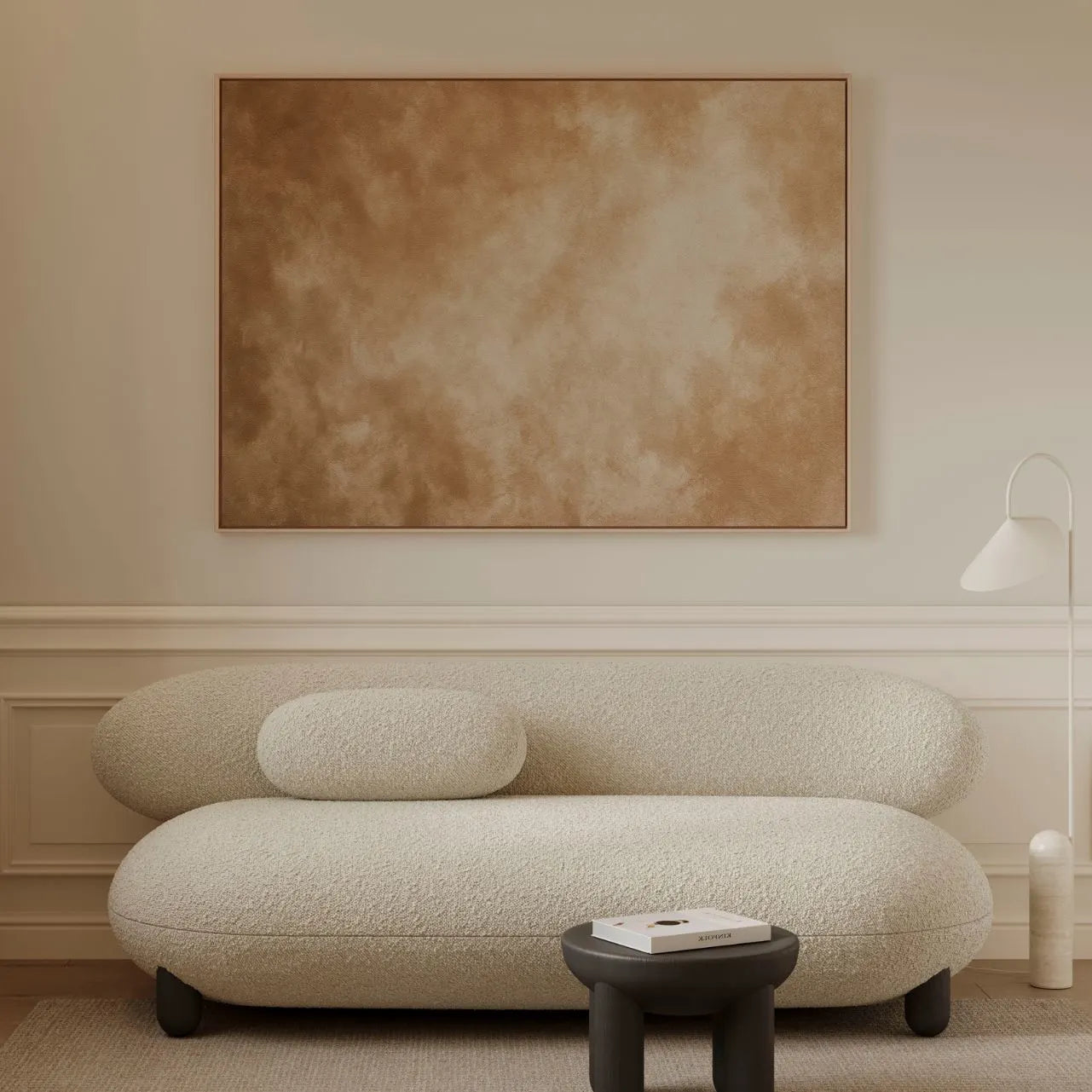 Ingelijst canvas – Zandstilte