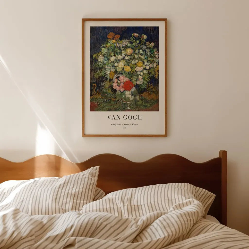 Vincent van Gogh – Bloemboeket in een vaas Poster