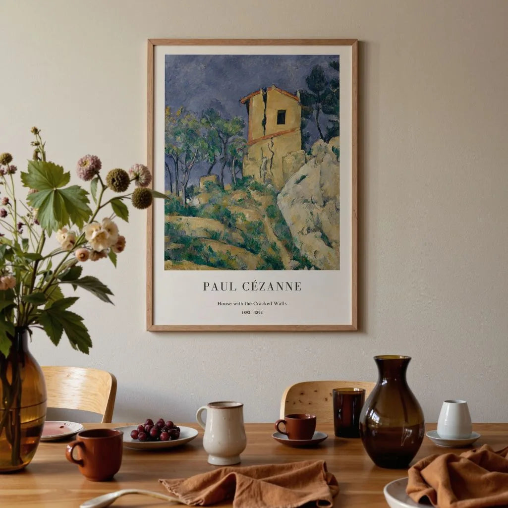 Paul Cézanne House with the Cracked Walls Poster