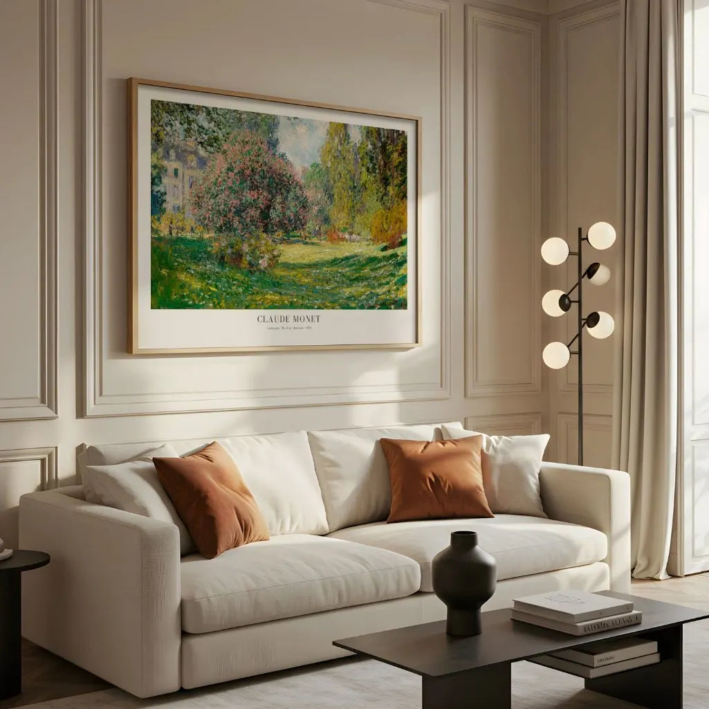 Claude Monet Poster – Lente in Parc Monceau