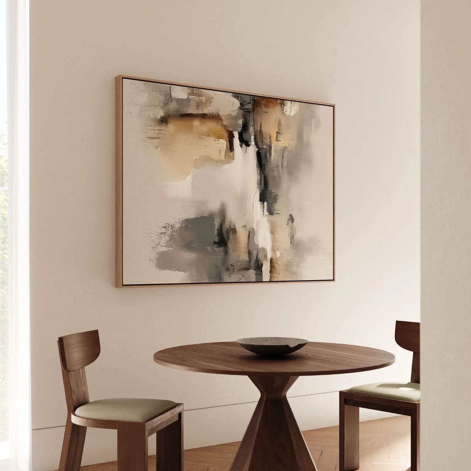 Ingelijst canvas – Echo van stilte