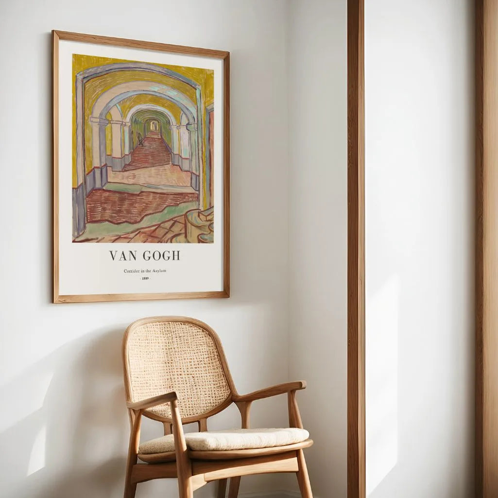 Vincent van Gogh – Gang in het gesticht Poster