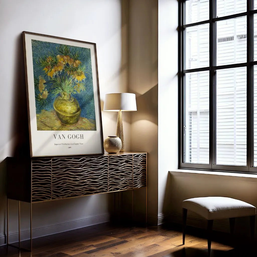 Vincent van Gogh Poster – Keizerskroon in koperen vaas