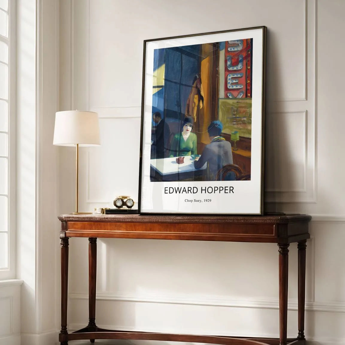 Edward Hopper Poster – Chop Suey - 1929