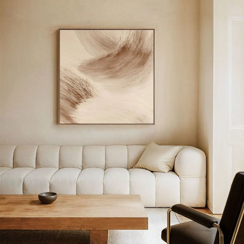Ingelijst canvas – Karamelbeweging