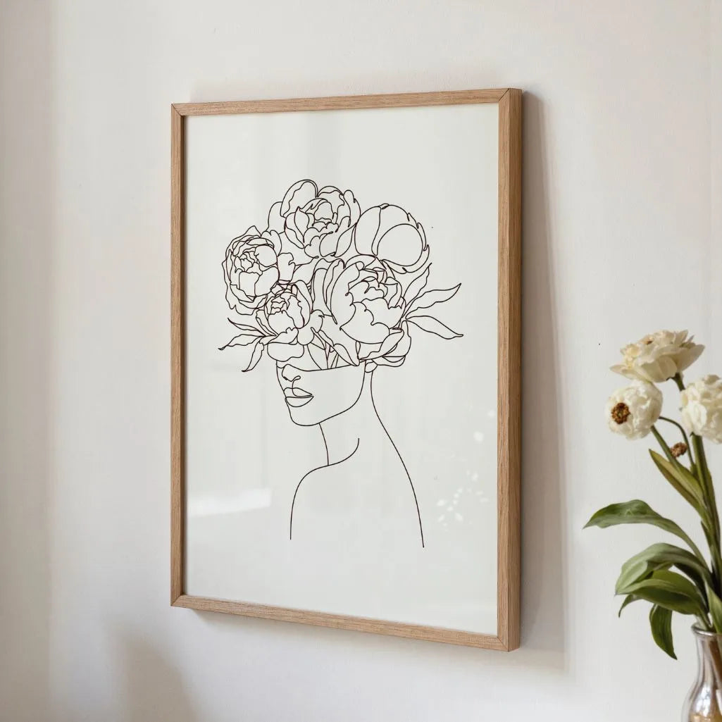 Poster – Florale gedachte
