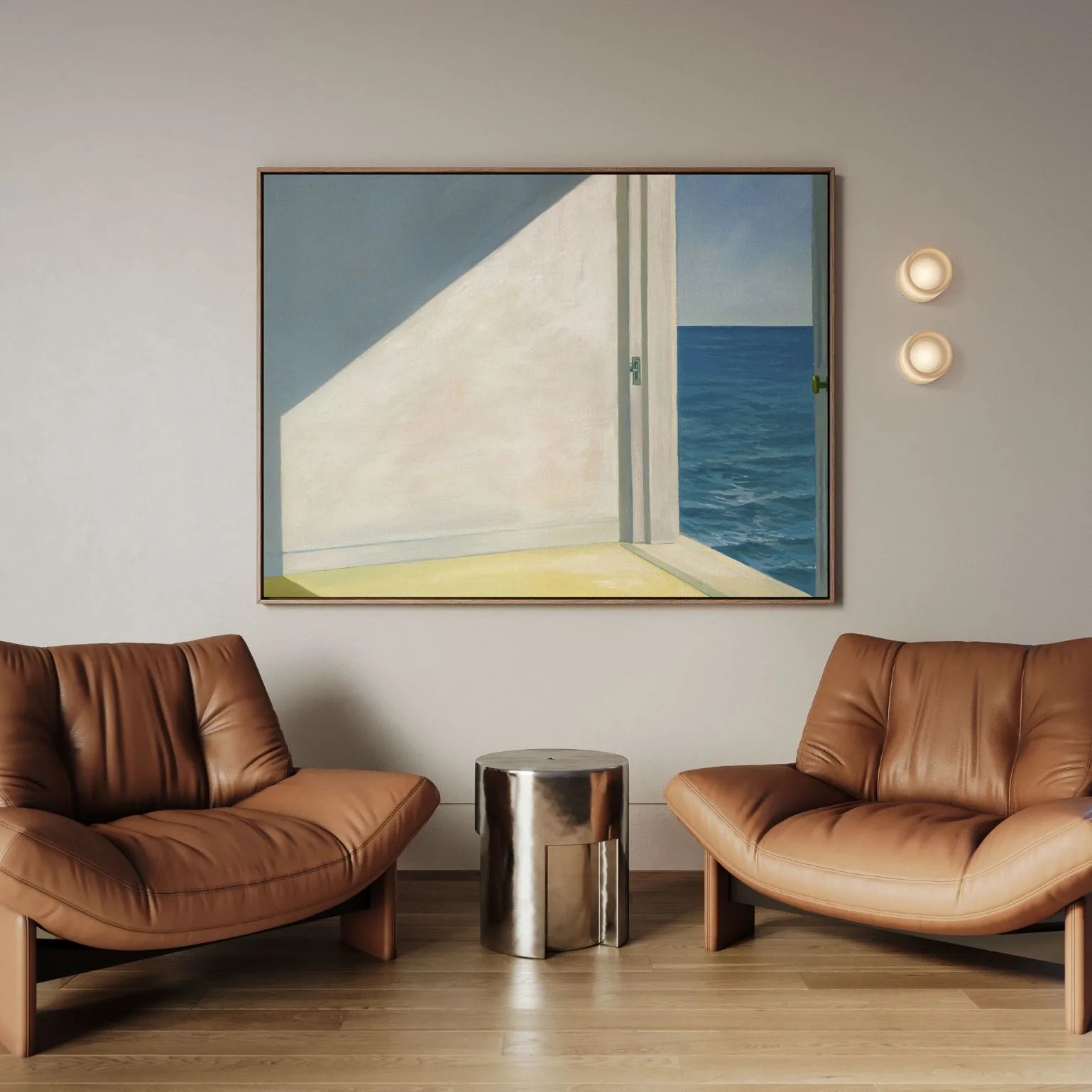 Ingelijst canvas Kamers aan zee