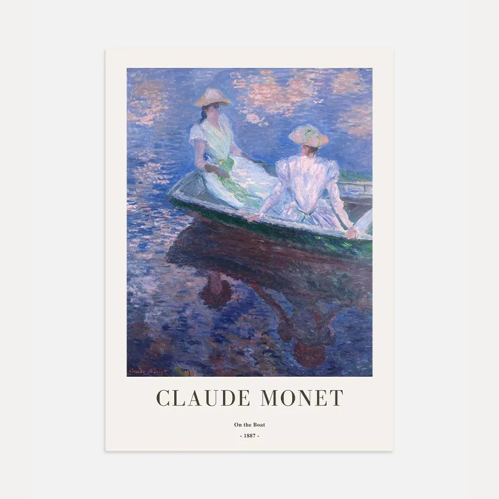 Claude Monet – In de boot (1887) Poster