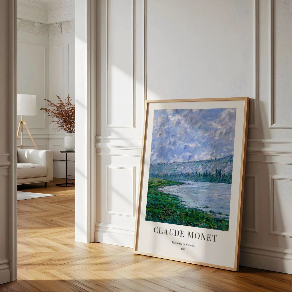 Claude Monet Poster – De Seine bij Vétheuil