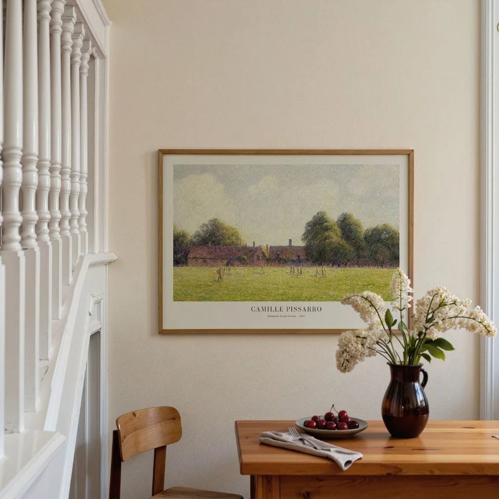 Camille Pissarro – Boomgaard van Hampton Court Poster