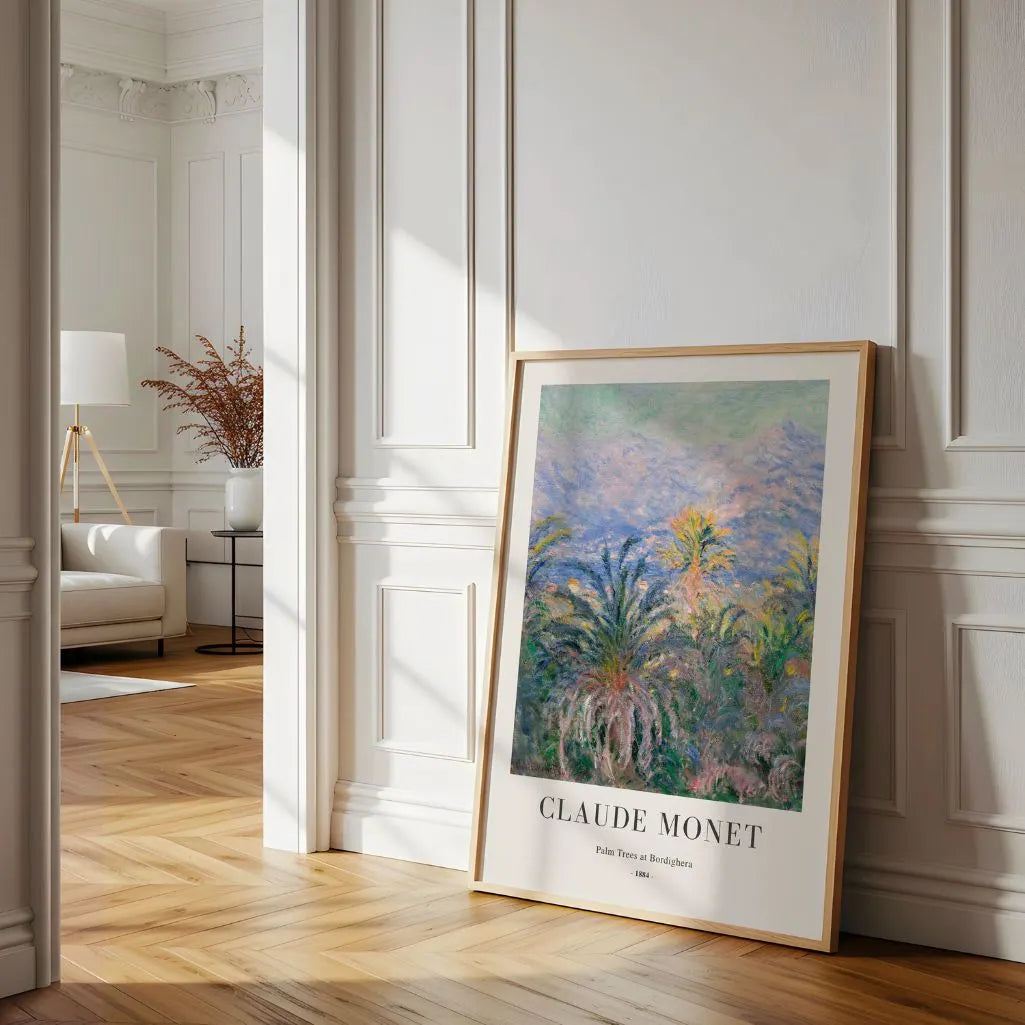 Claude Monet – Palmbomen in Bordighera Poster