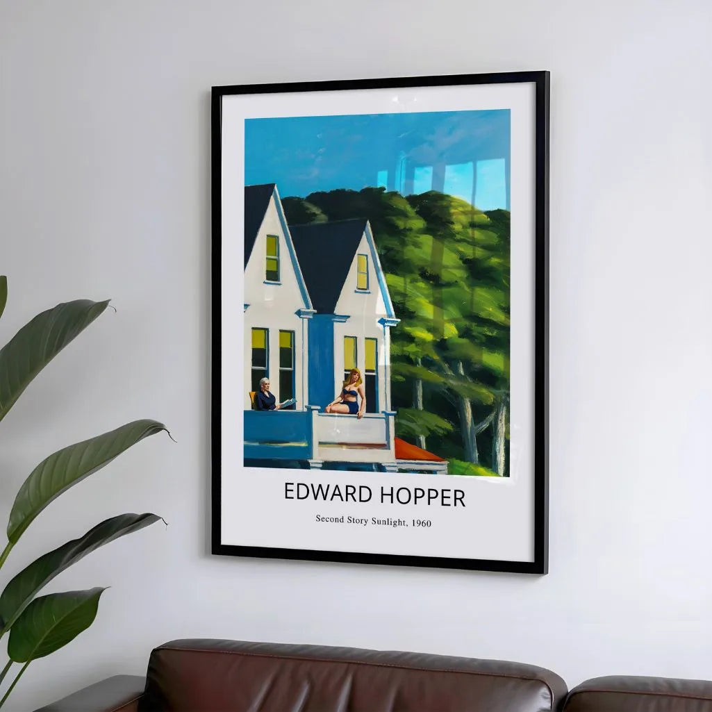 Edward Hopper Poster – Zonlicht op de bovenverdieping