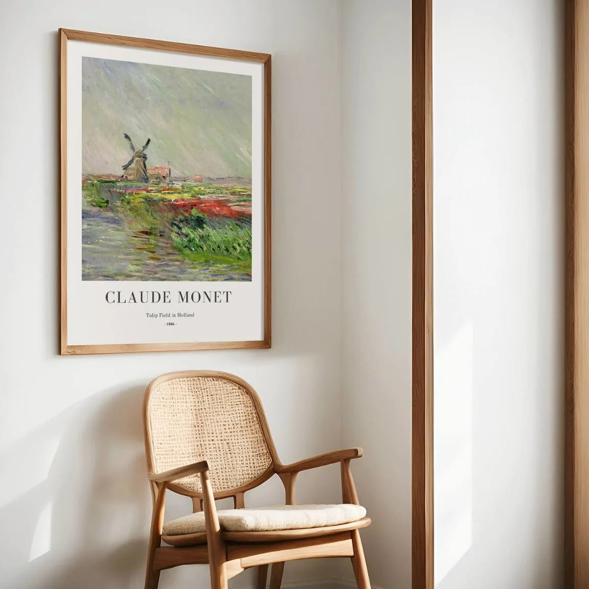 Monet Poster Tulpenveld