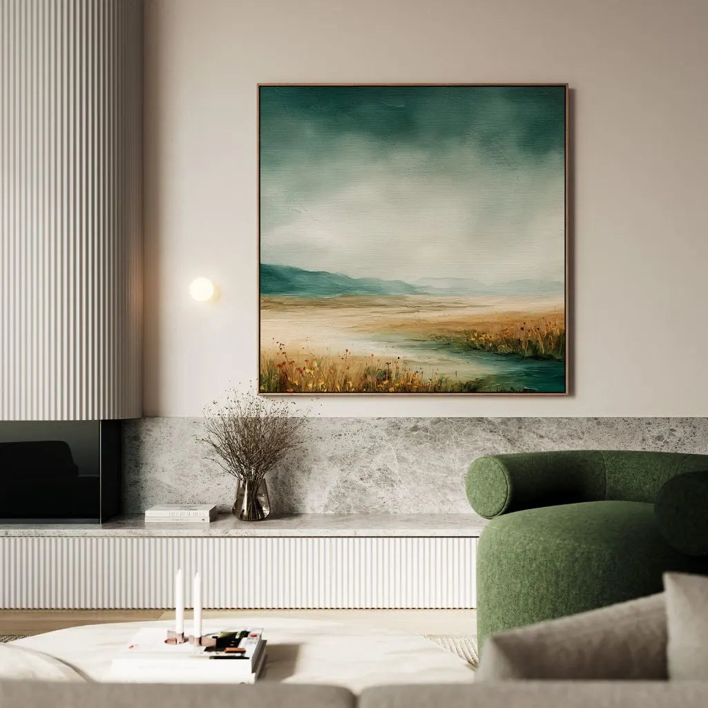 Ingelijst canvas – Voor de storm
