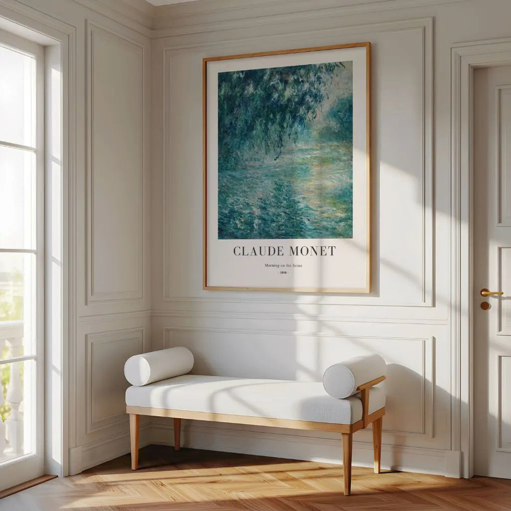Claude Monet – Ochtend aan de Seine (1898) Poster