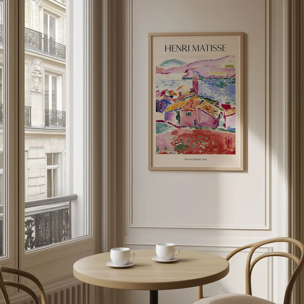 Henri Matisse Poster – Uitzicht op Collioure