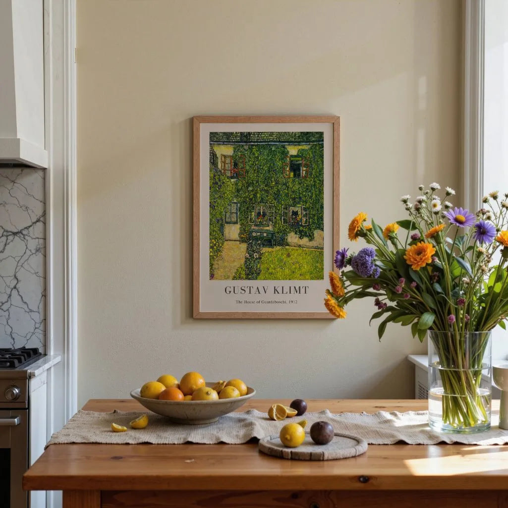 Gustav Klimt Poster – Huis van Guardaboschi