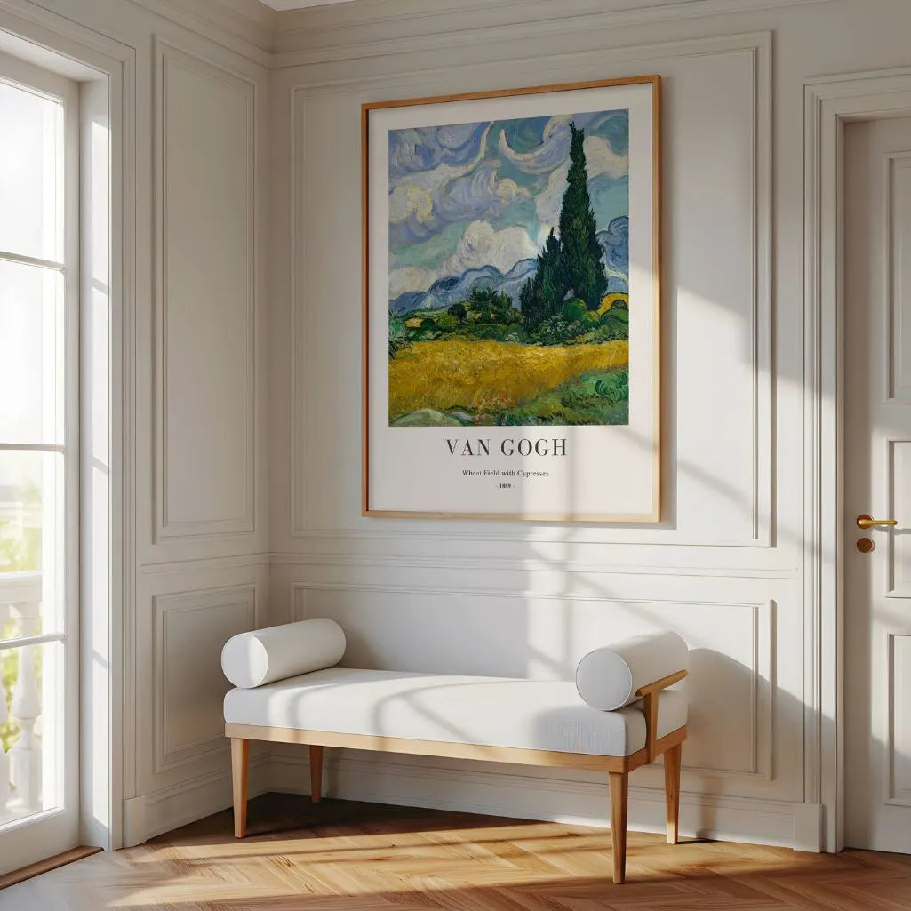 Vincent van Gogh Poster – Korenveld met cipressen