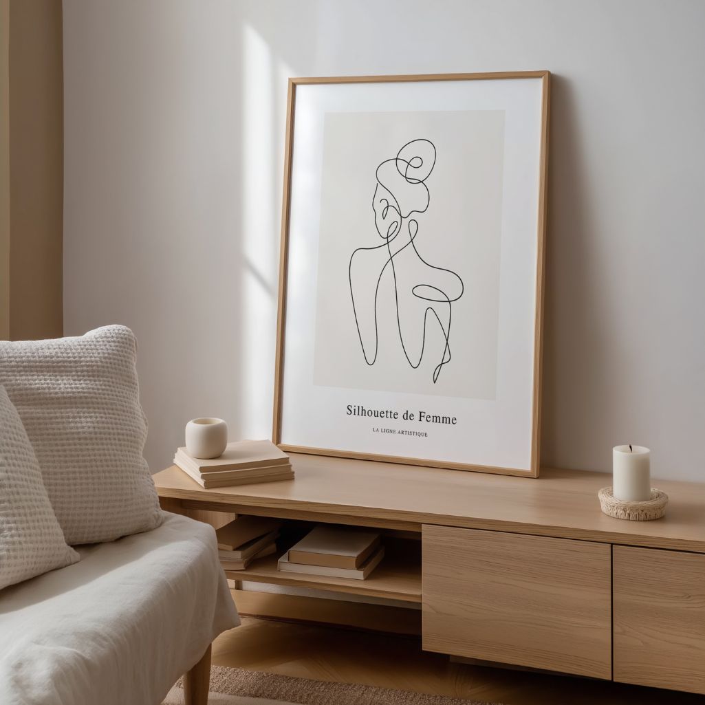 Poster – Subtiele vrouw