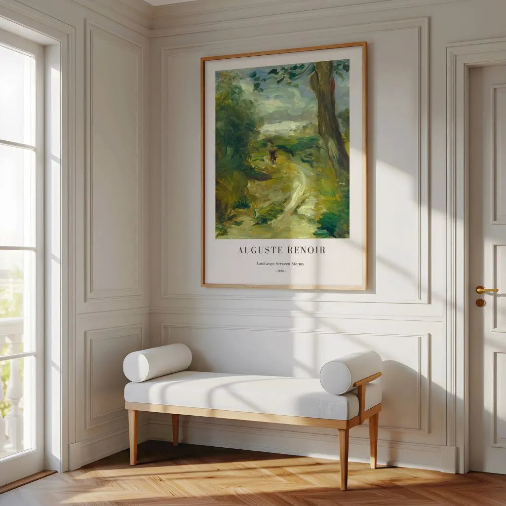 Auguste Renoir – Landschap tussen de stormen Poster