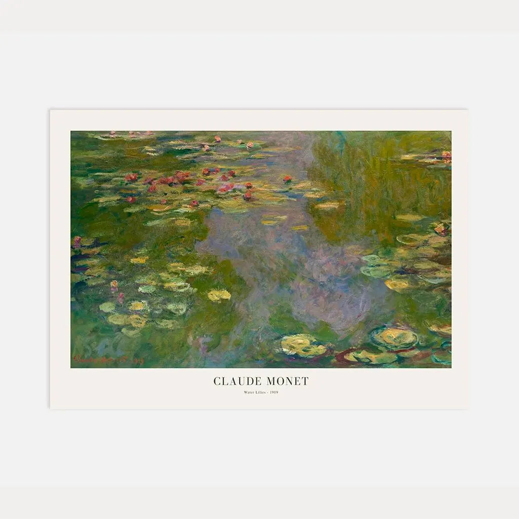 Monet Water Lilies Poster