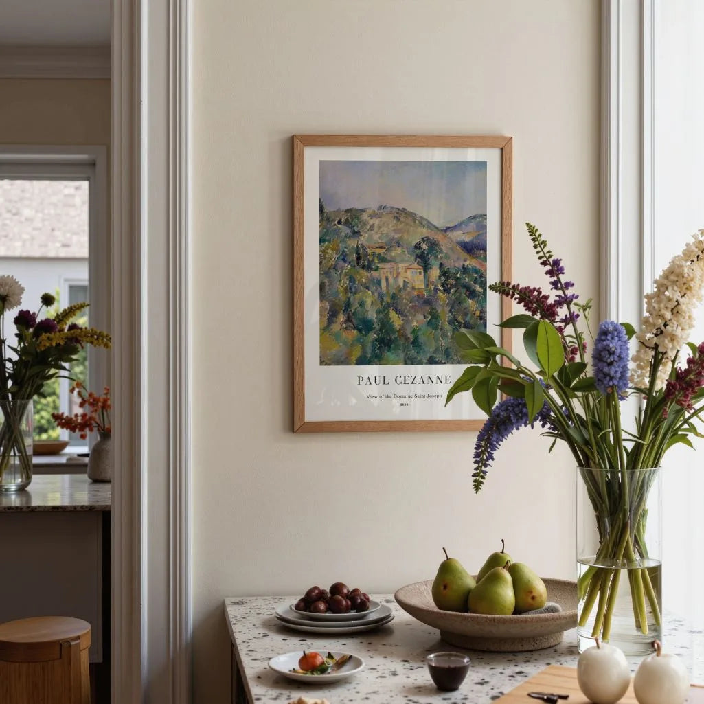 Paul Cézanne View of the Domaine Saint-Joseph Poster