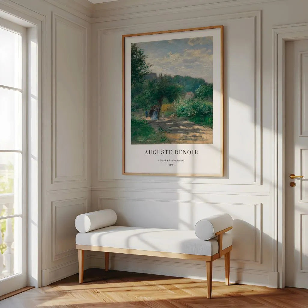 Auguste Renoir – Weg in Louveciennes Poster