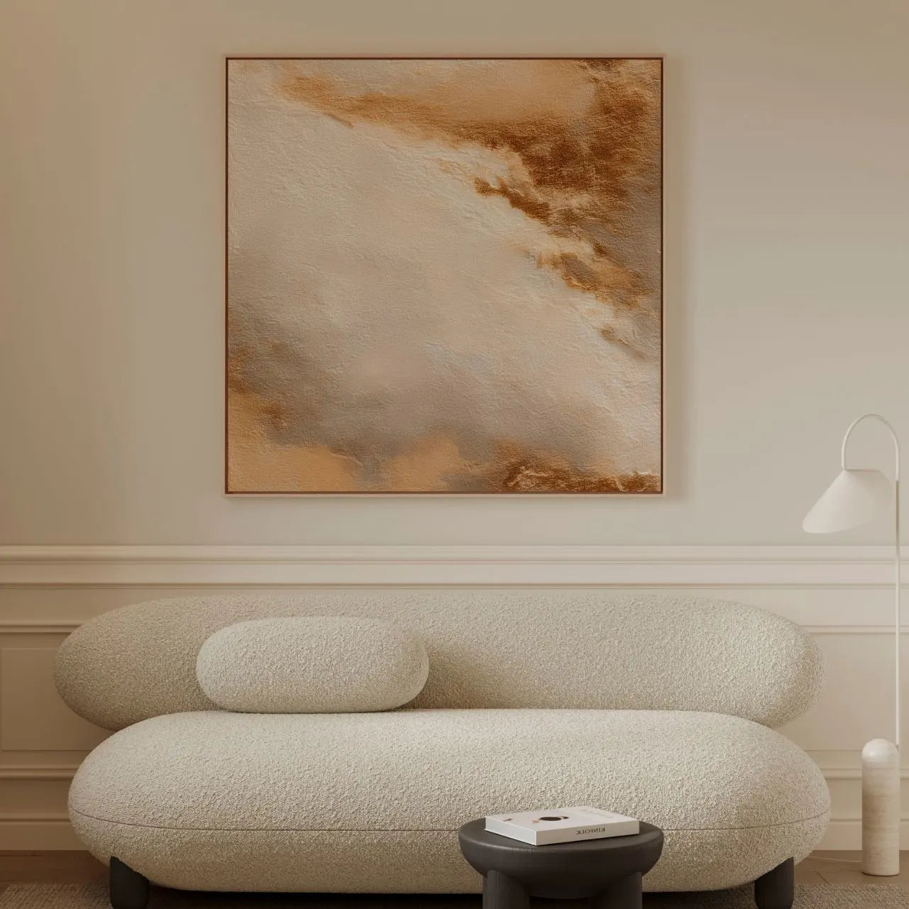Ingelijst canvas – Zandadem