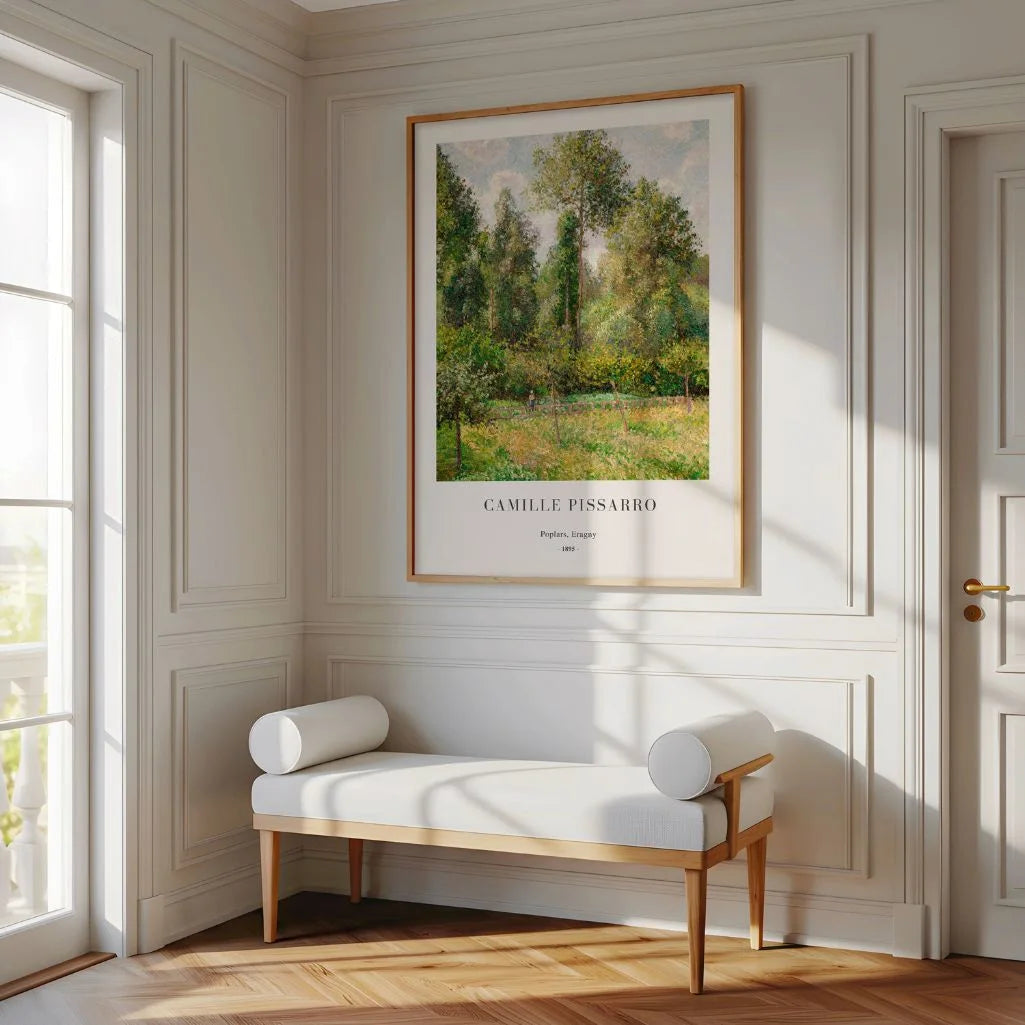 Camille Pissarro – Populieren in Éragny Poster