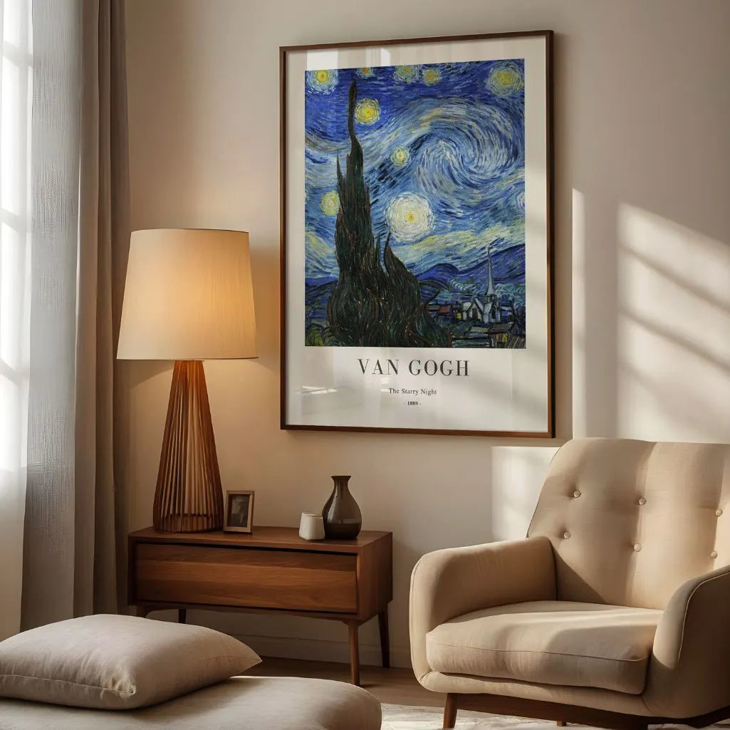 Vincent van Gogh Poster – De sterrennacht