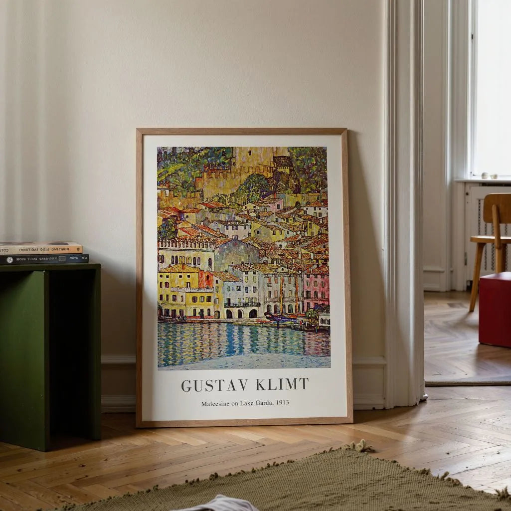 Gustav Klimt – Malcesine aan het Gardameer Poster