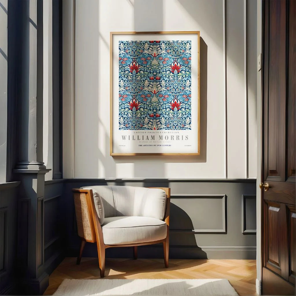 Poster – Blauwe tuin