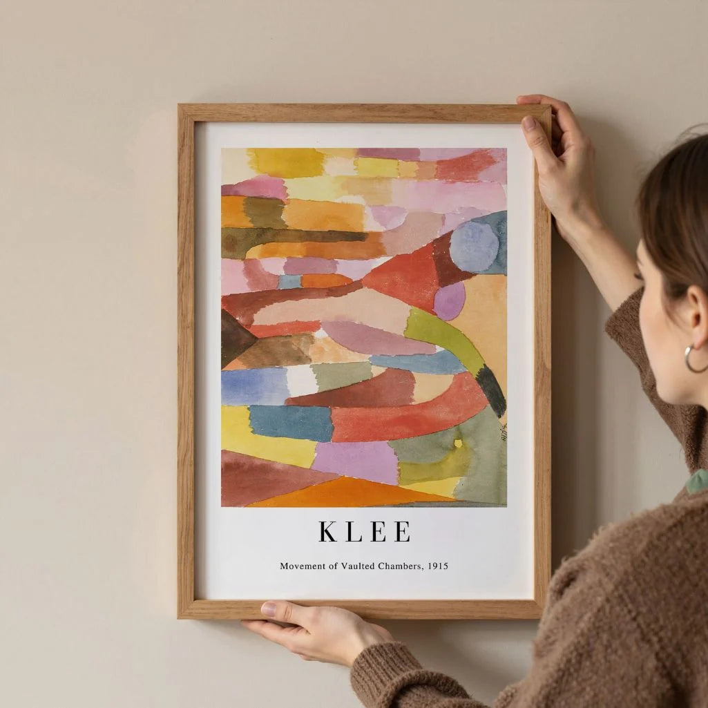 Paul Klee Poster – Abstracte architectuur